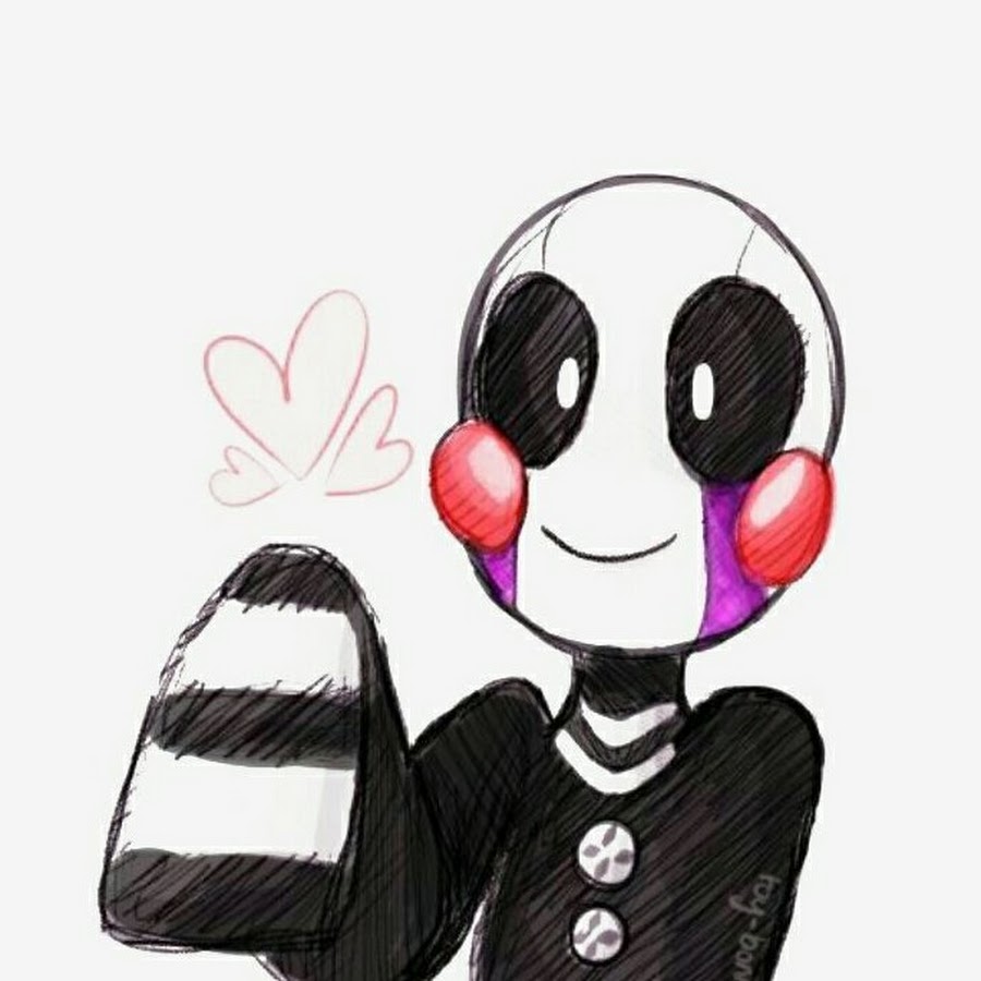 Фнаф марионетка нарисовать