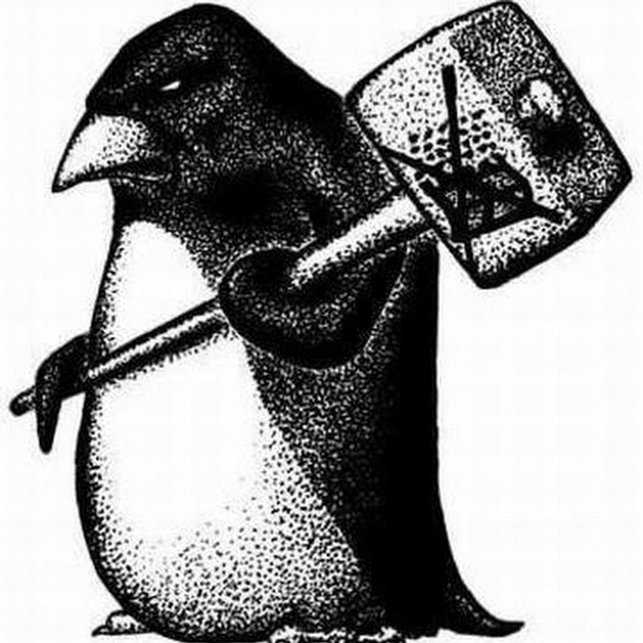 Злой пингвин картинки