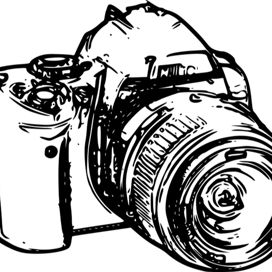 Фотоаппарат на прозрачном фоне для презентаций