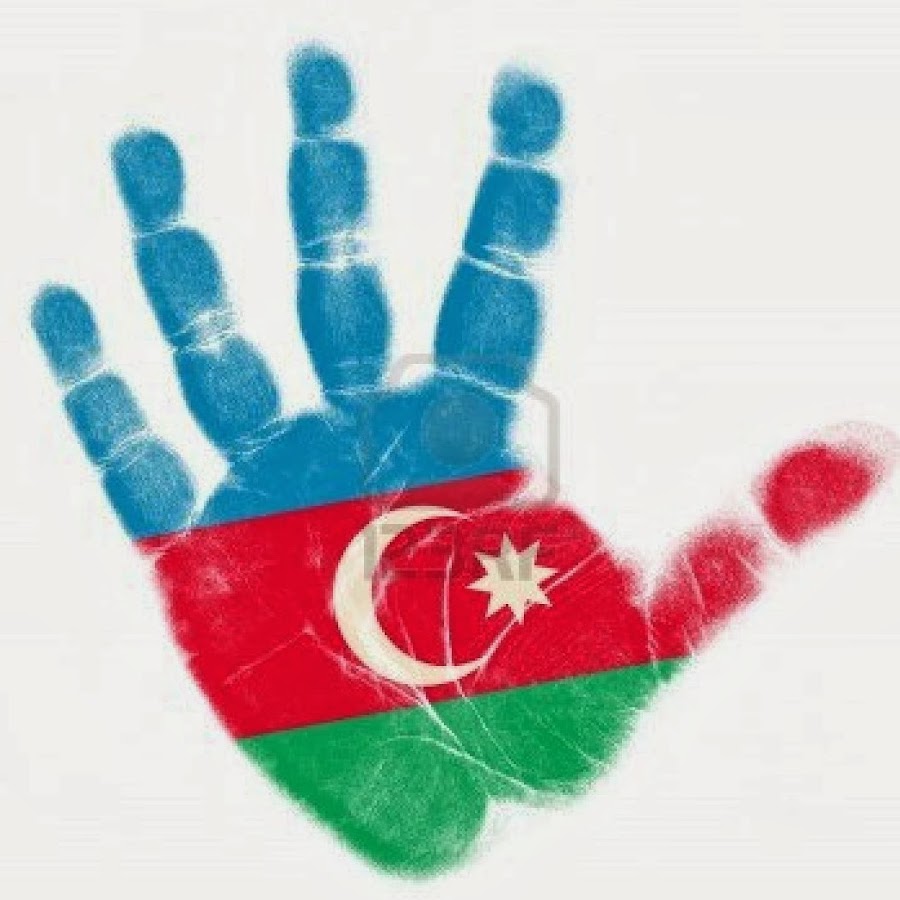 флаг азербайджана сердца