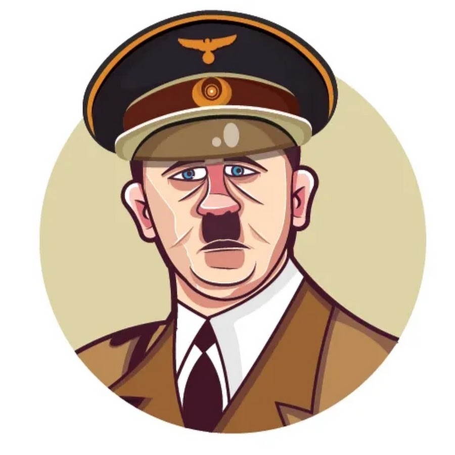 Гитлер нарисовать в полный рост