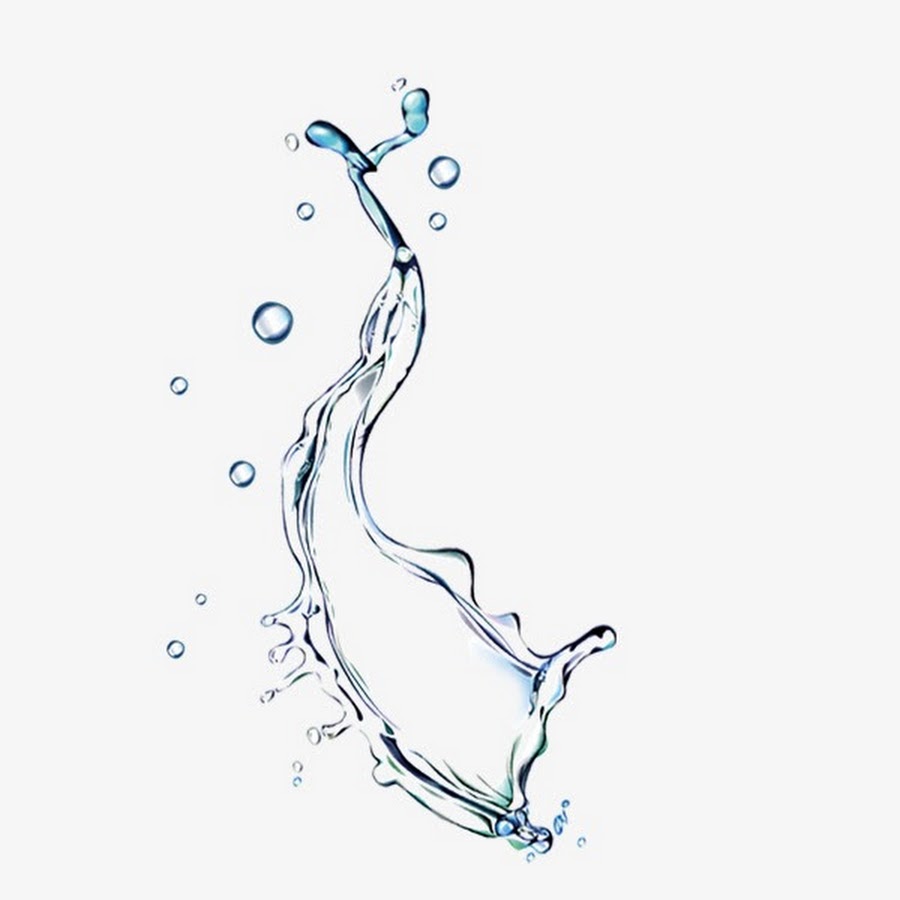 Всплеск воды рисунок