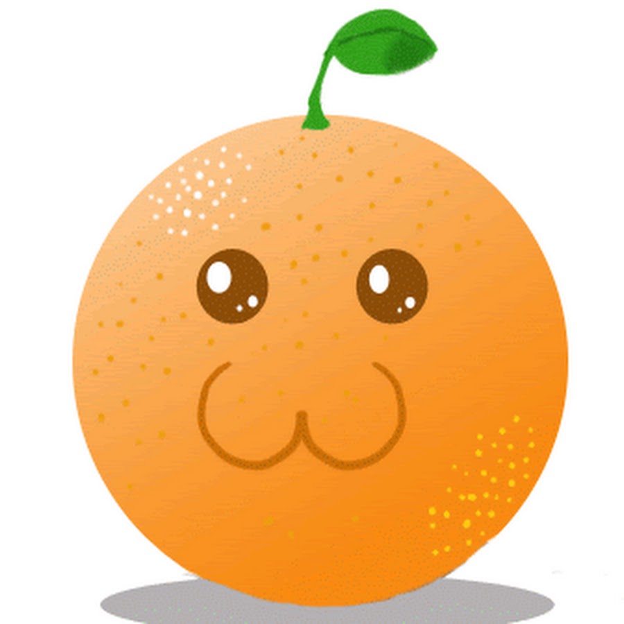 Веселый апельсин картинка для детей