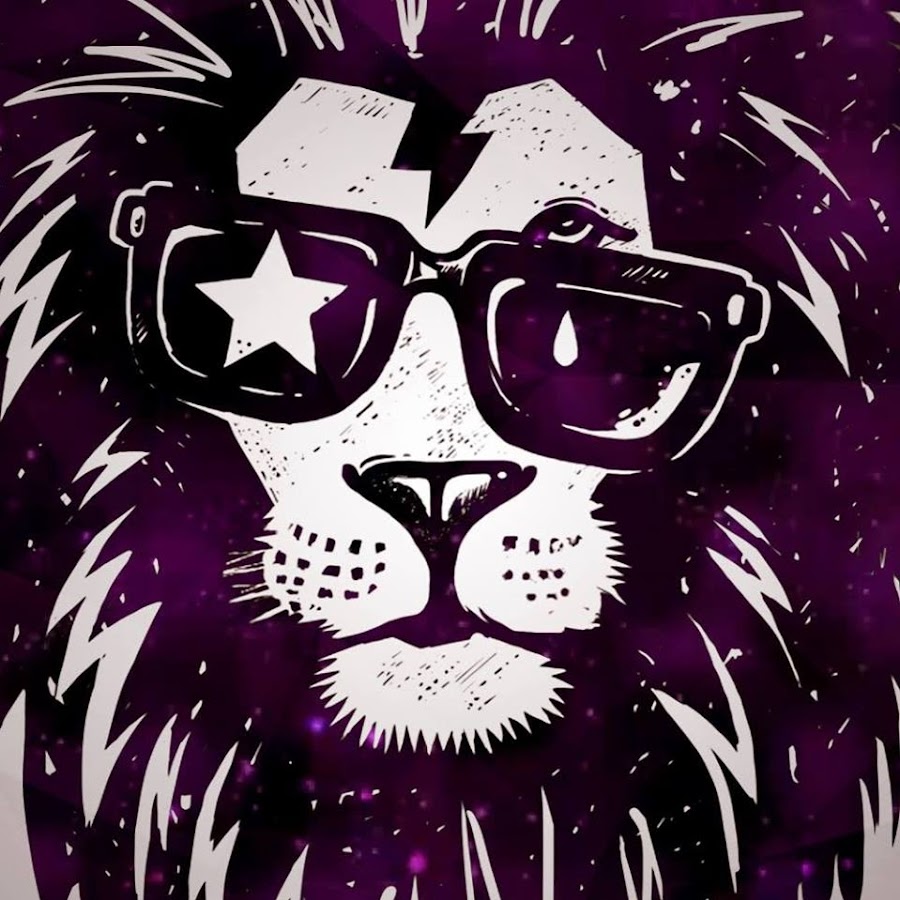 Лев в очках рисунок
