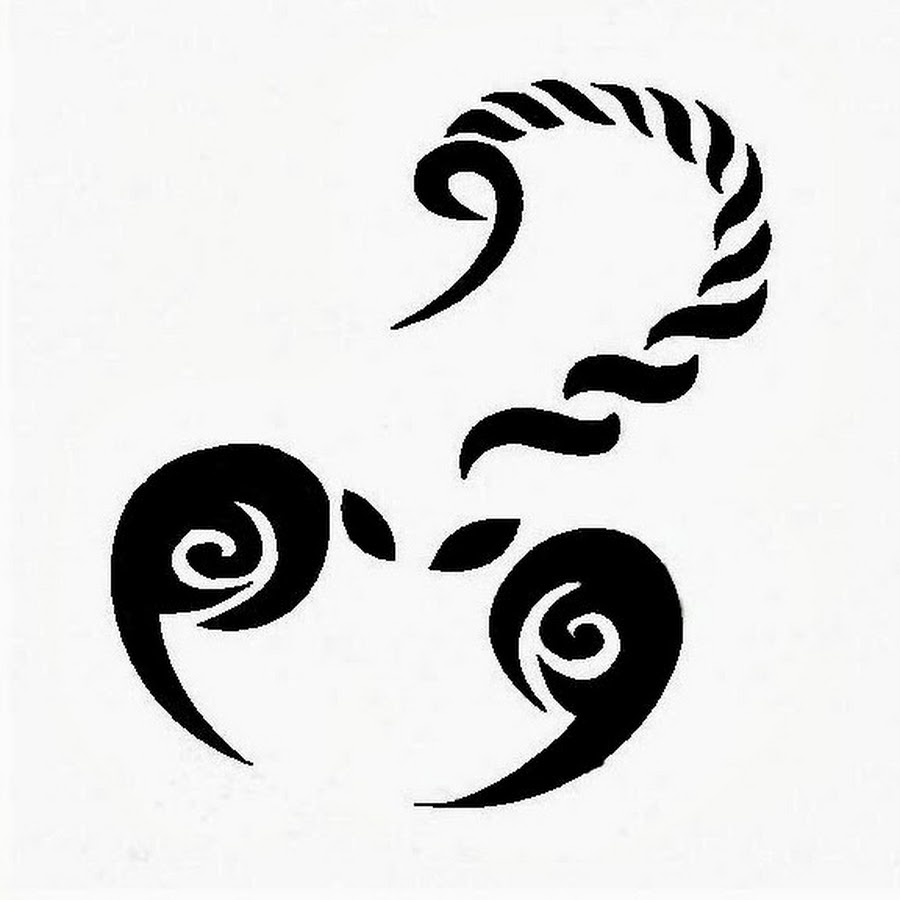 Эскиз скорпион знак зодиака