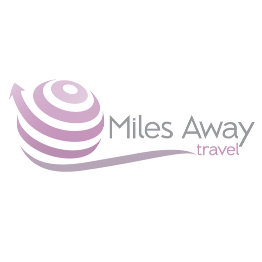 Miles logo. Traveled away