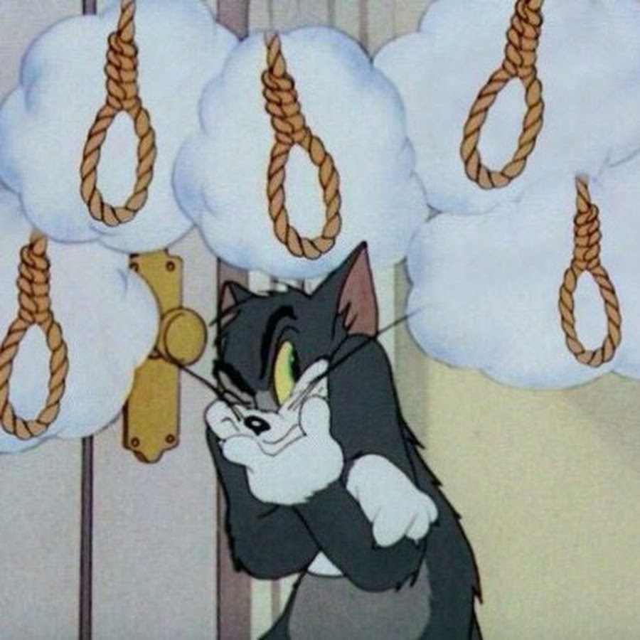 Мем с повешенным котом