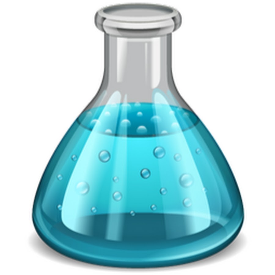 Рисунок колбы с жидкостью