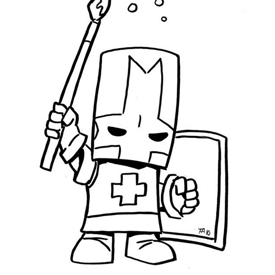 Как нарисовать пиксельного рыцаря