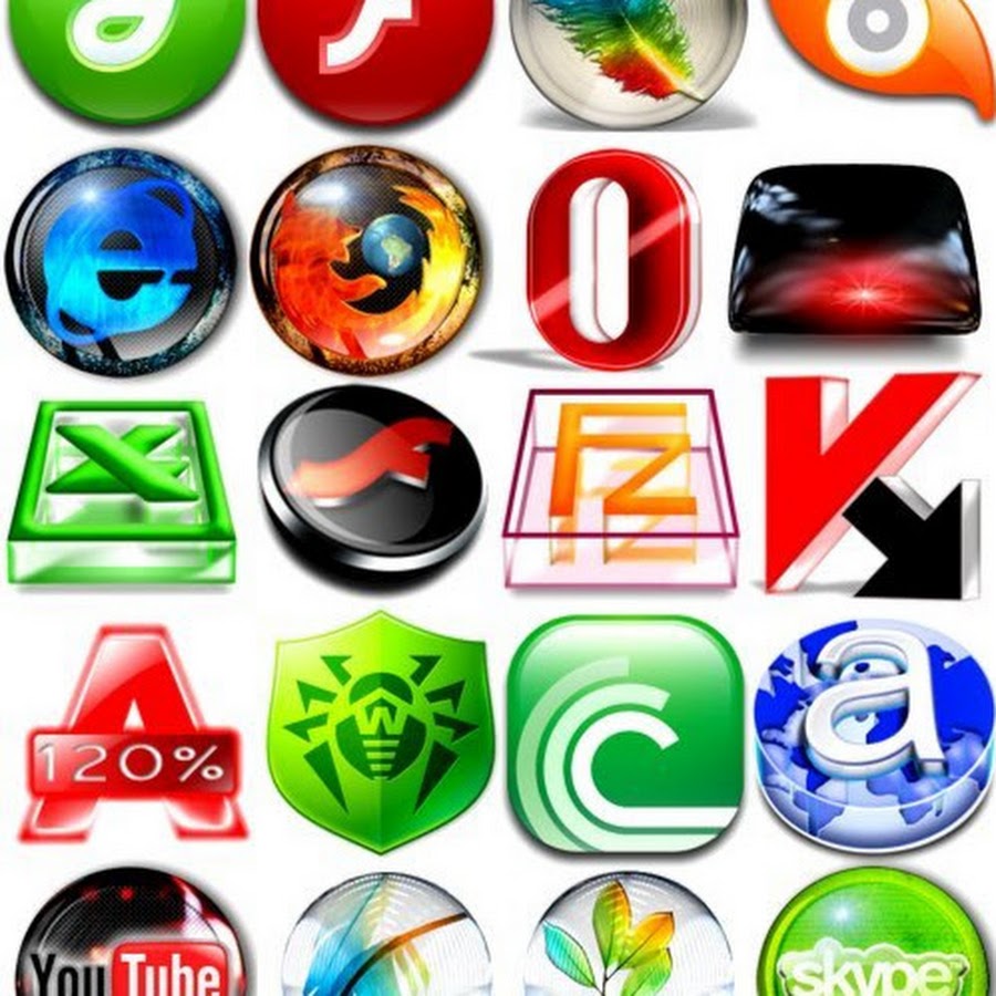 Логотипы программ для компьютера картинки и названия