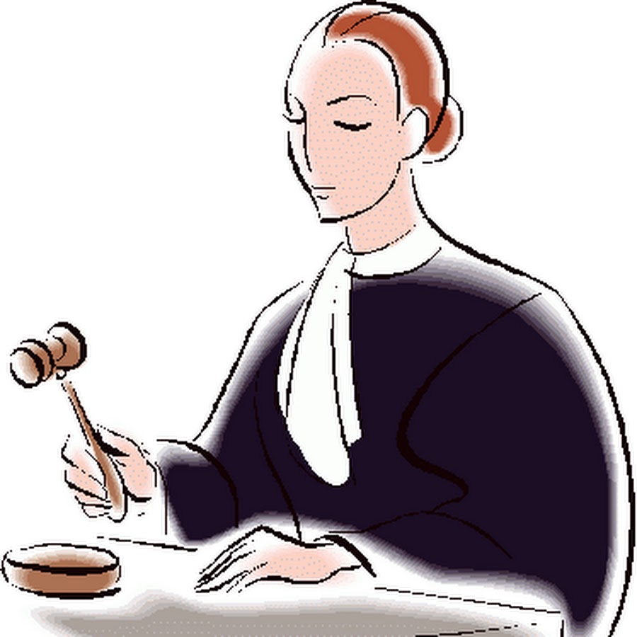 Судья на прозрачном фоне