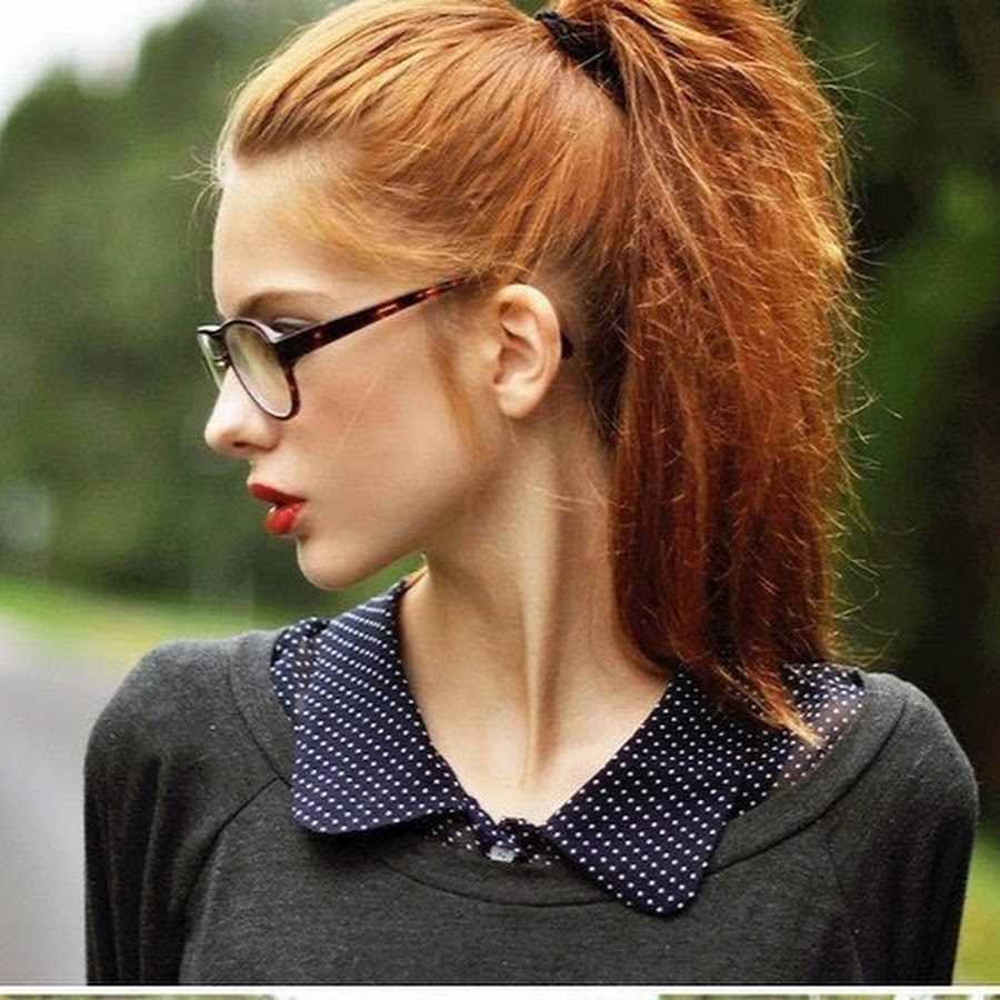 макияж для рыжих волос. рыжий хвостик. мелирование на рыжыжие волосы. рыжий хвостик. рыжая девушка с хвостом.