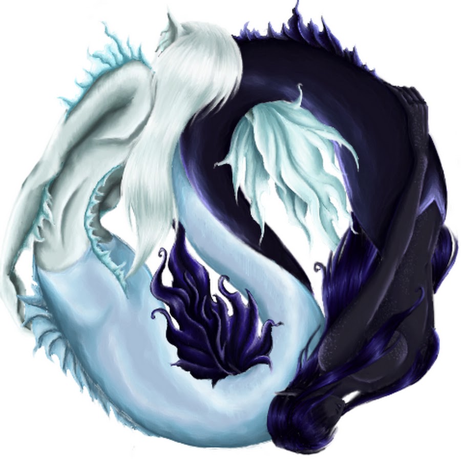 Драконы инь и янь картинки