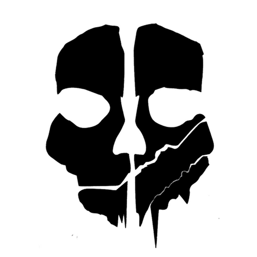 Маска Ghost из Call of Duty Warzone