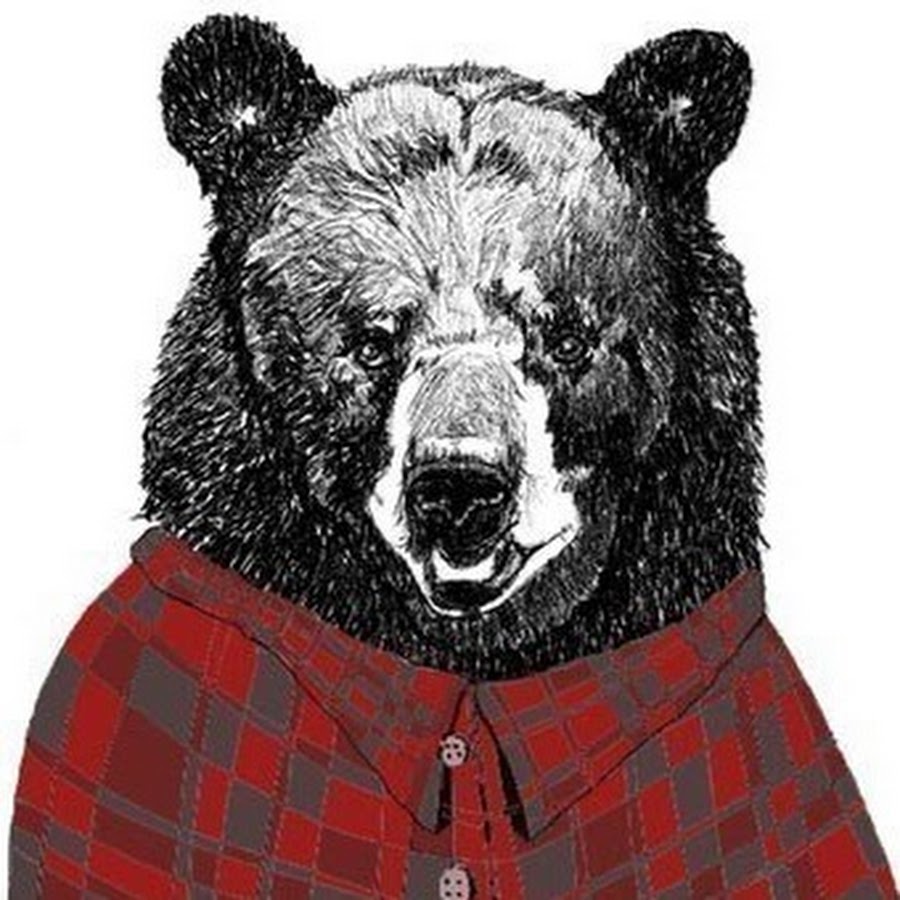 Медведь арт