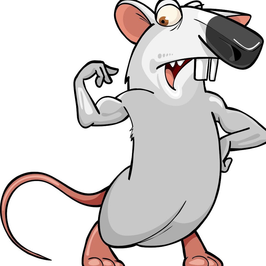 Рисунок крысы мультяшный