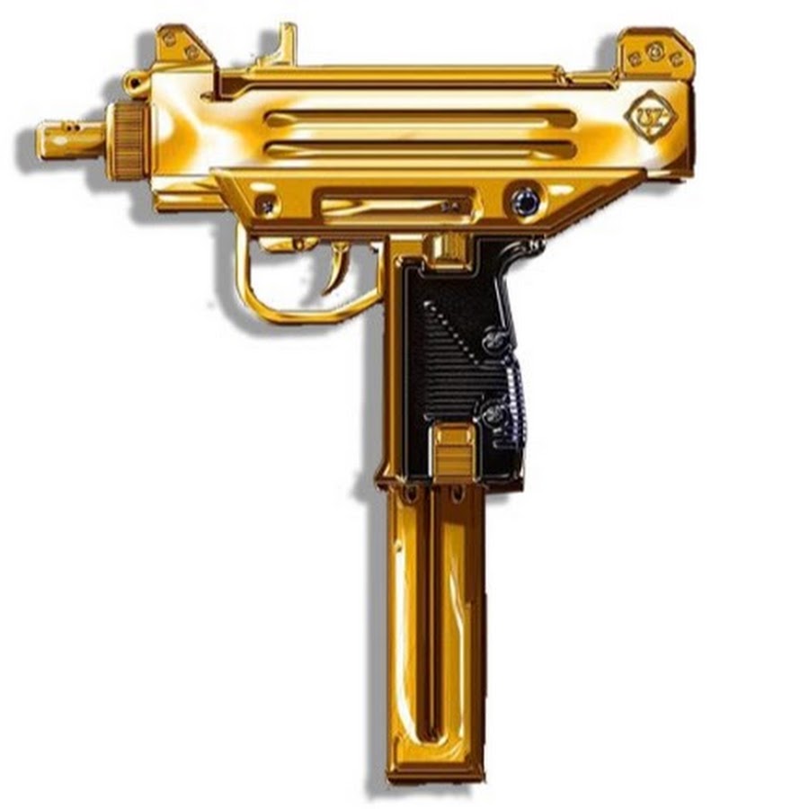Uzi пистолет-пулемёт золотой