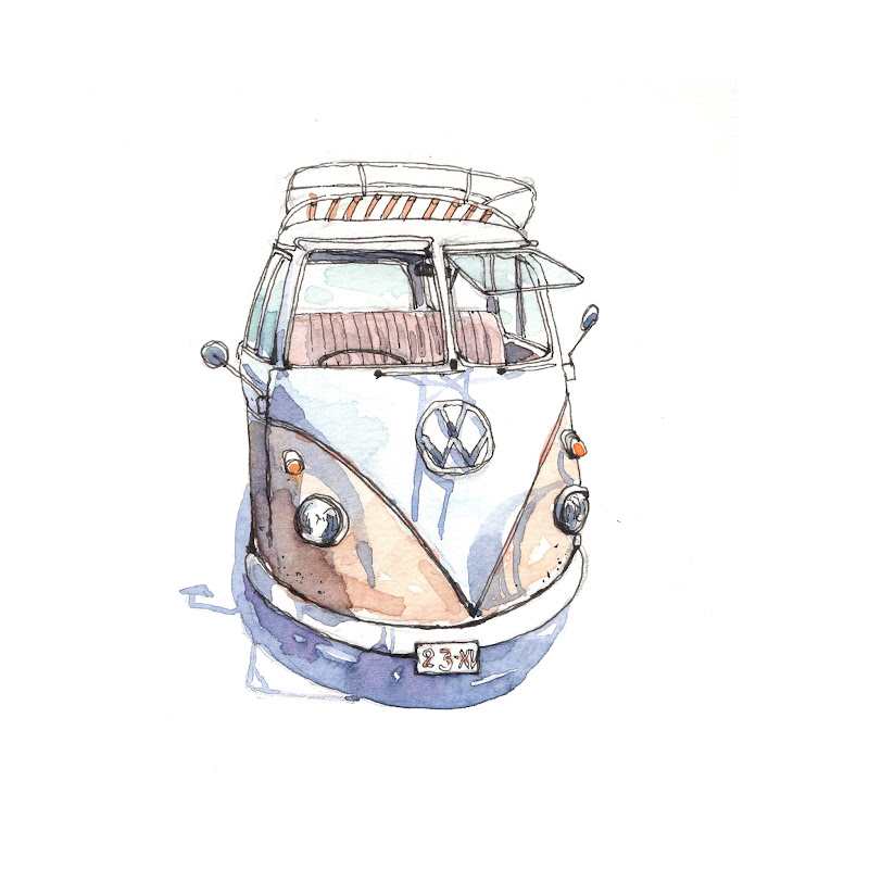 美味水彩插畫 - 網紅的藏寶箱 