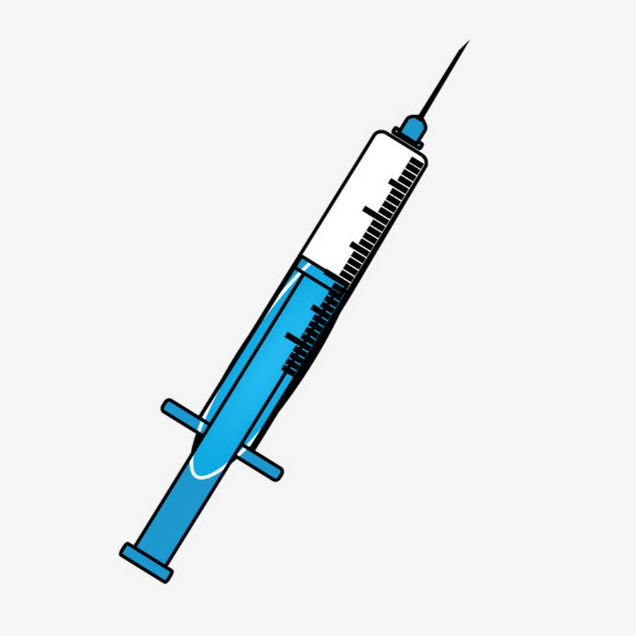 Как нарисовать шприц с иглой поэтапно