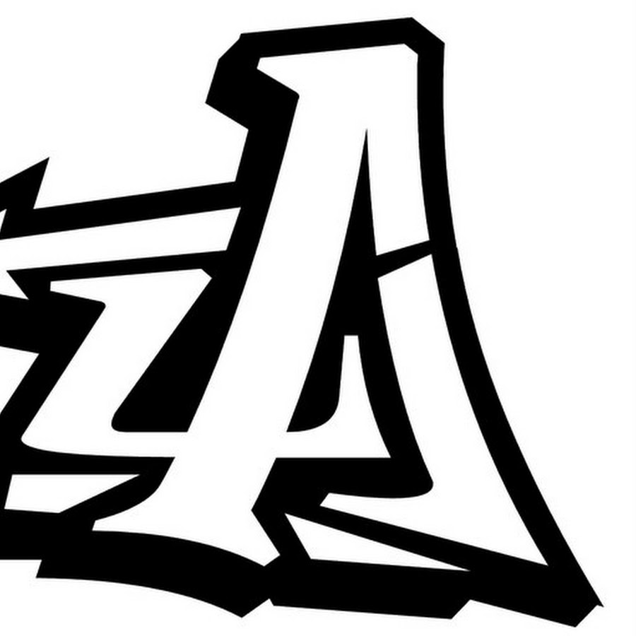 Рисунок буква в граффити