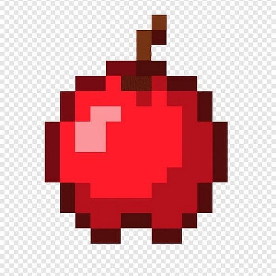 Рисунки по клеточкам яблоко