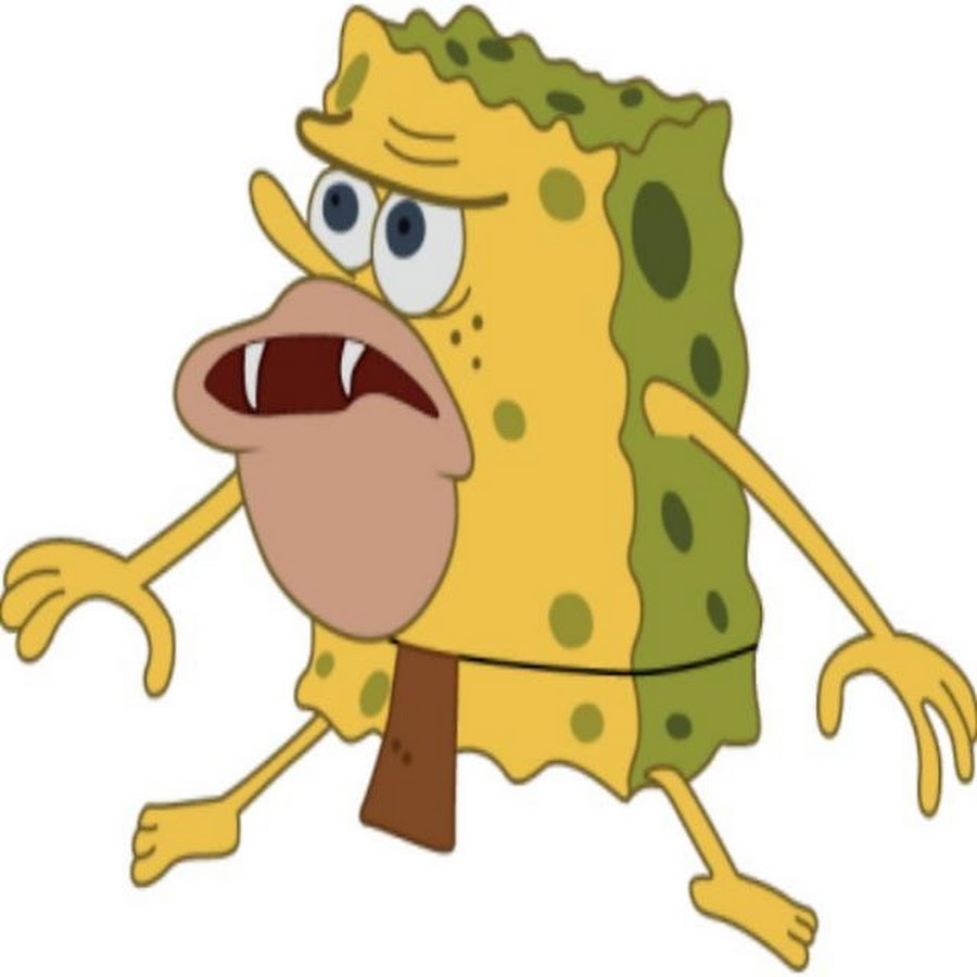 Спанч боб неандерталец картинка