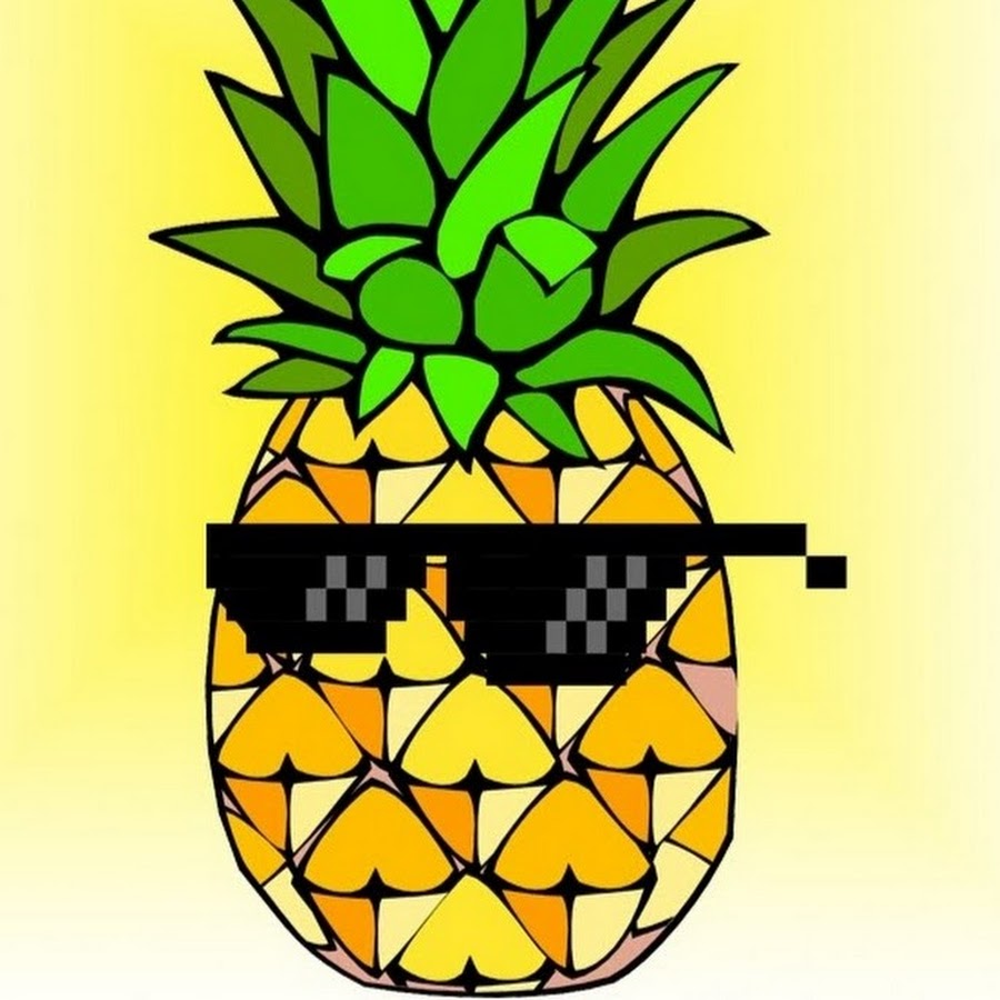 Картина ананас в очках