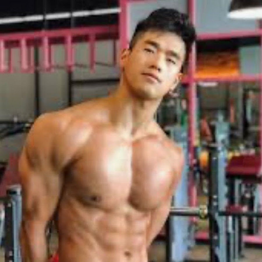 Asian muscular men