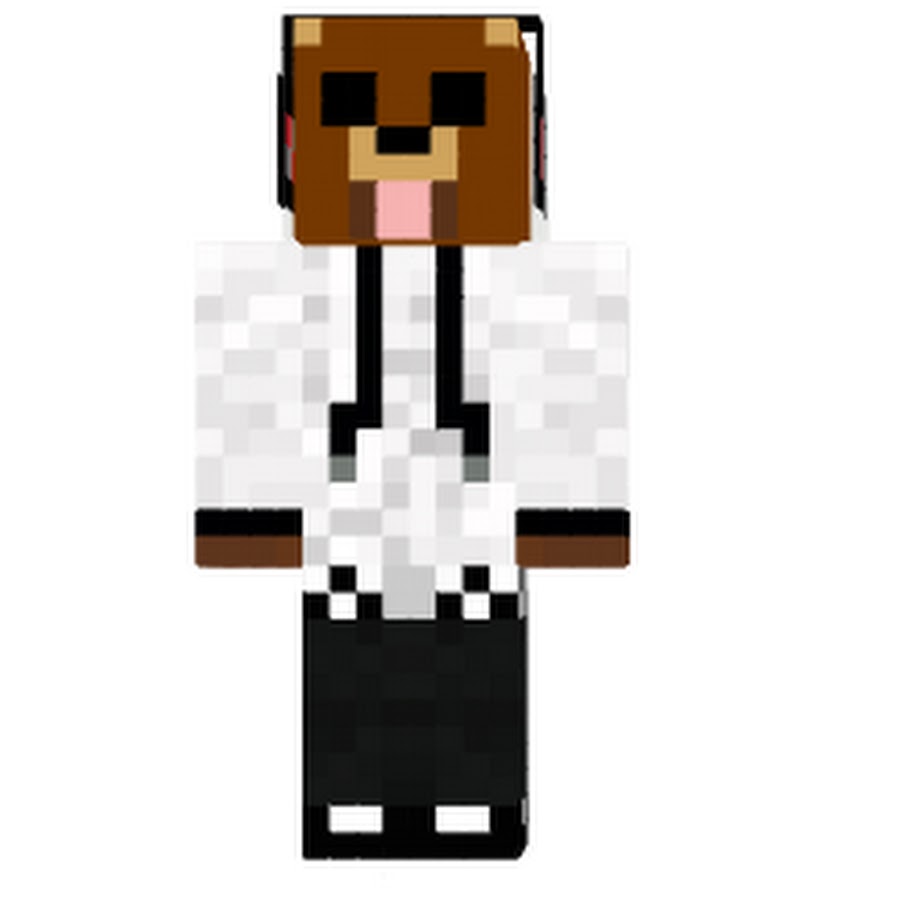 скины в майнкрафт с маской мишки #6