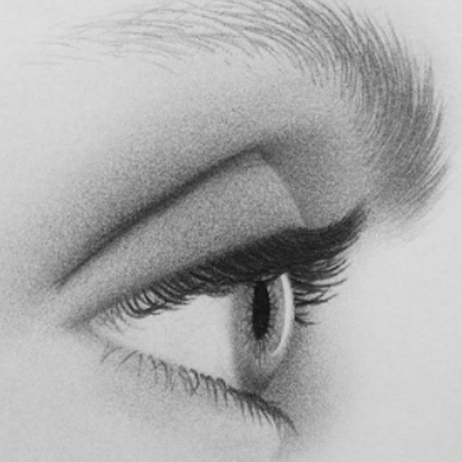 Как нарисовать глаз с боку