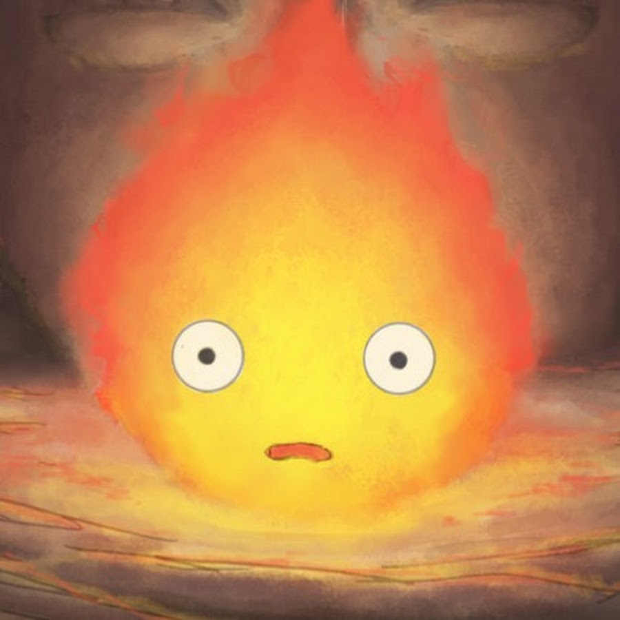 Кальцифер из ходячего замка картинки