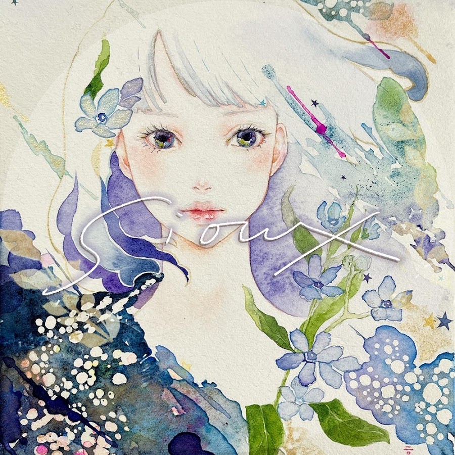 透明水彩 現代美人画 イラストレーターsioux Youtube