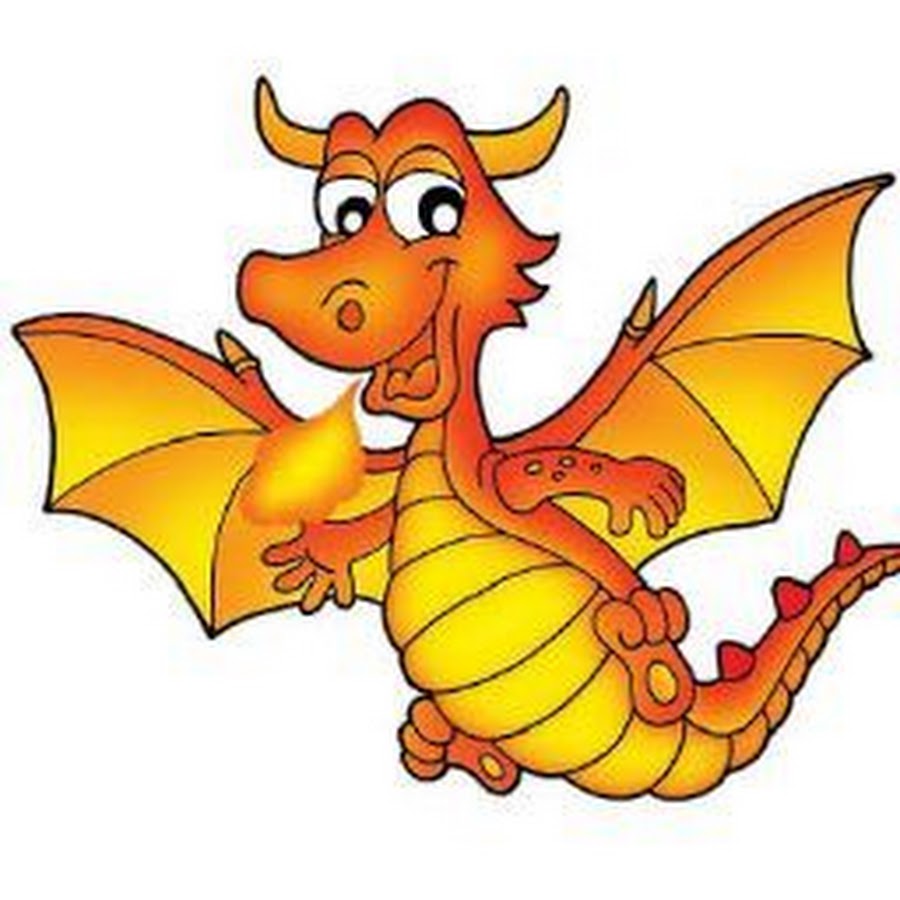 Красный дракон рисунок для детей