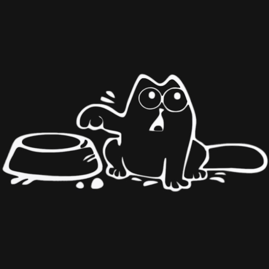 Кошка мелом рисунок