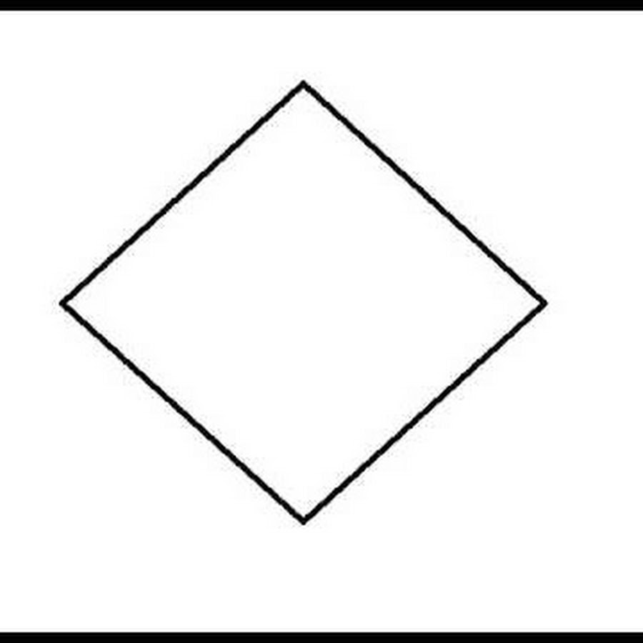 Как нарисовать 3д ромб