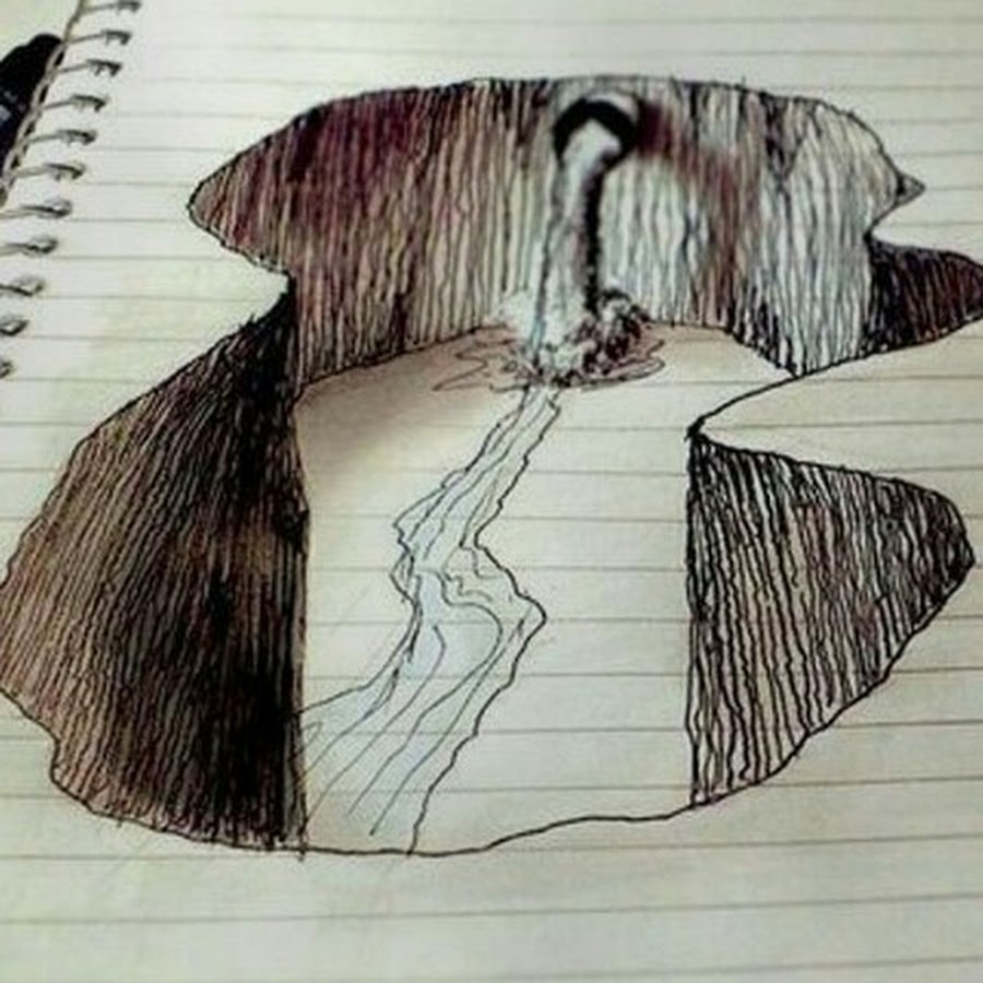 Пропасть как рисовать