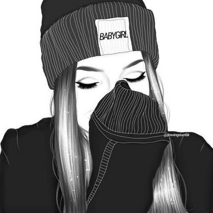Крутые картинки для девочек черные