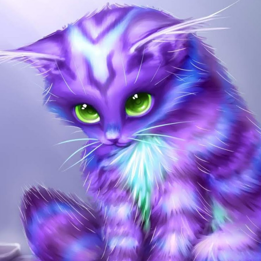 Кошка арт рисунок