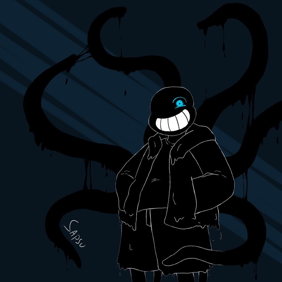 Как нарисовать найтмер санса