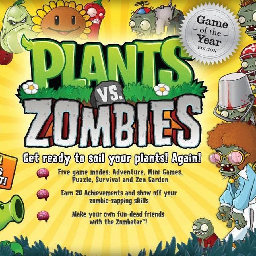 Игра плантс зомби. Plants vs Zombies мини игры. Растения против зомби game of the year Edition. Зомби против растений GOTY Edition. Игра зомби против растений 1.