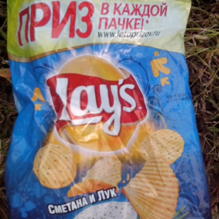 10 пачек чипсов