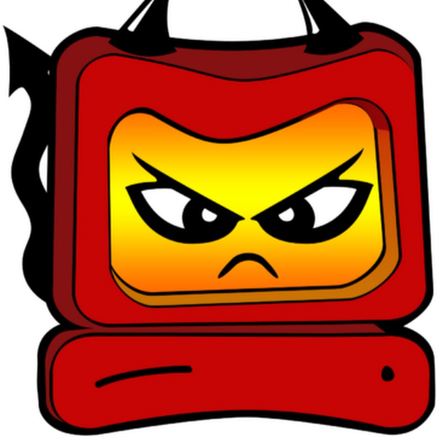 Картинка компьютер злой