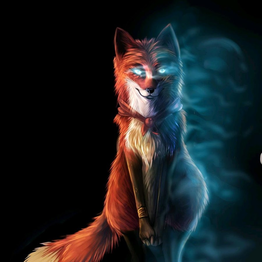 Мистическая лиса рисунок