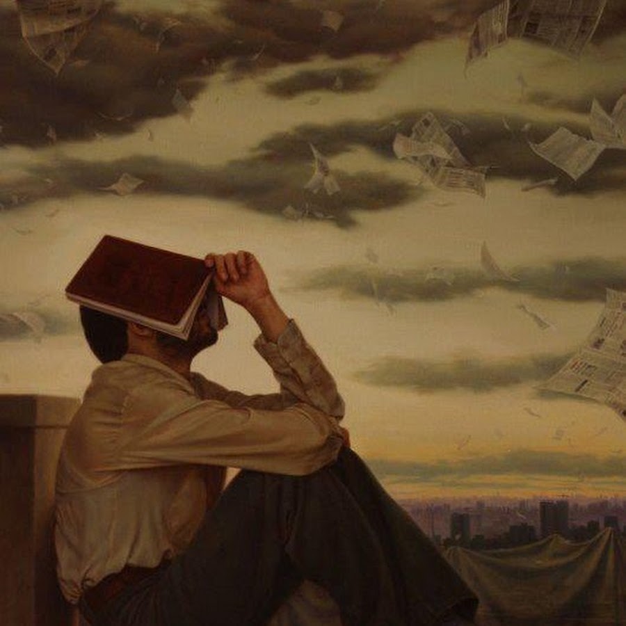 книжки брошены в стол