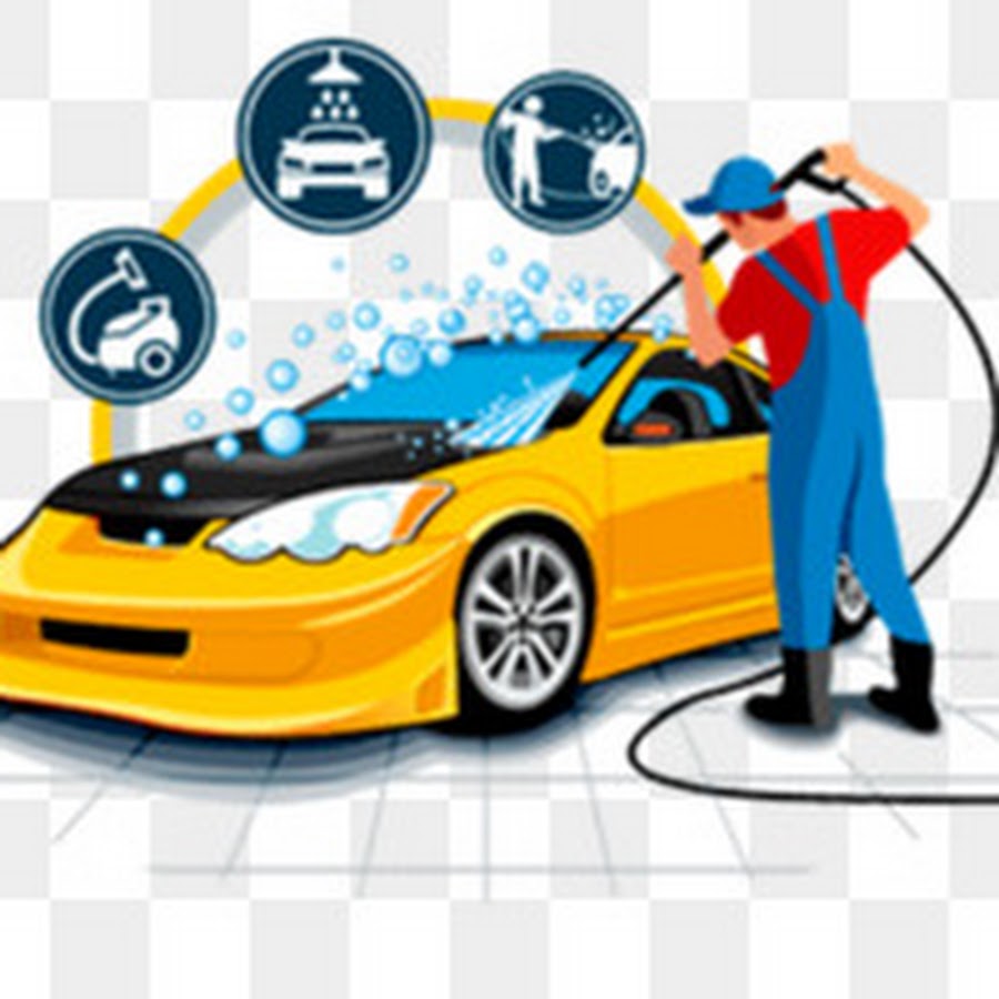 Автомойка вектор