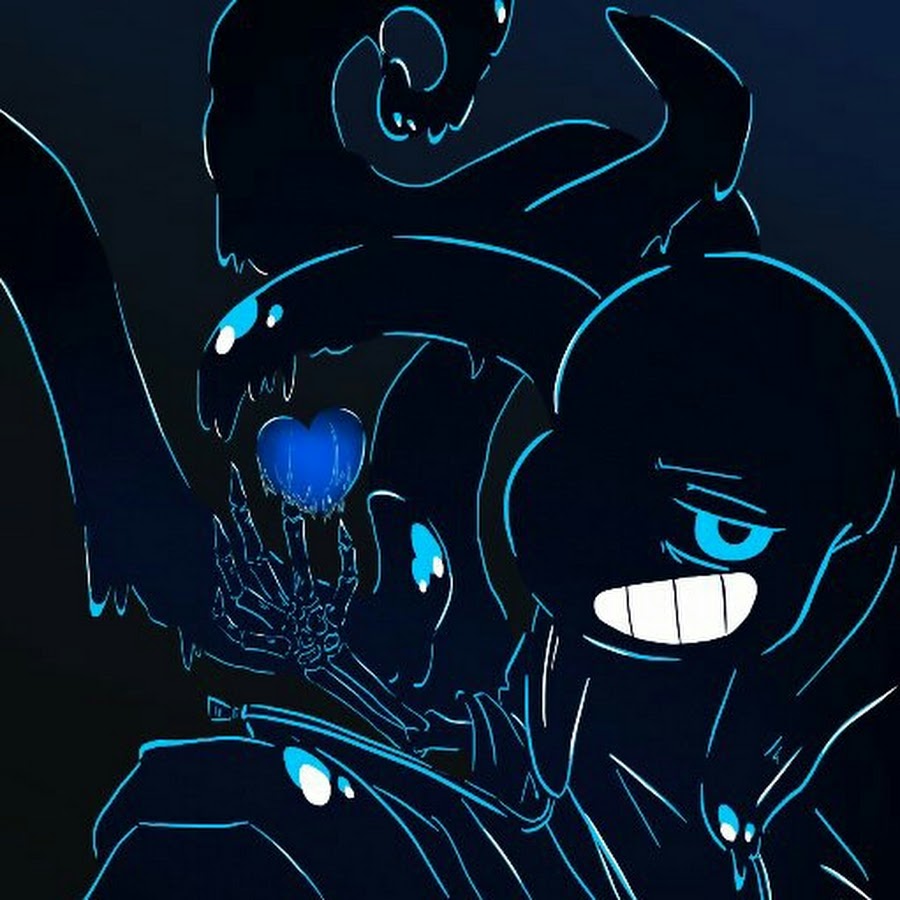 Как нарисовать найтмер санса