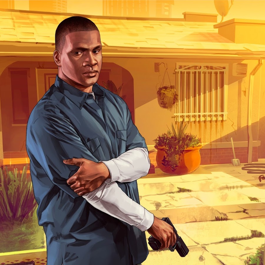 Картинки франклина из гта 5 в полный рост