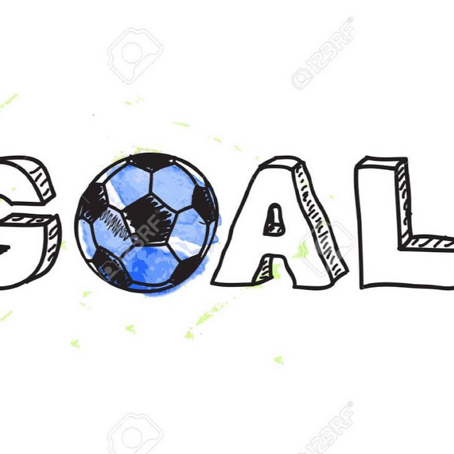 Надпись goal футбол