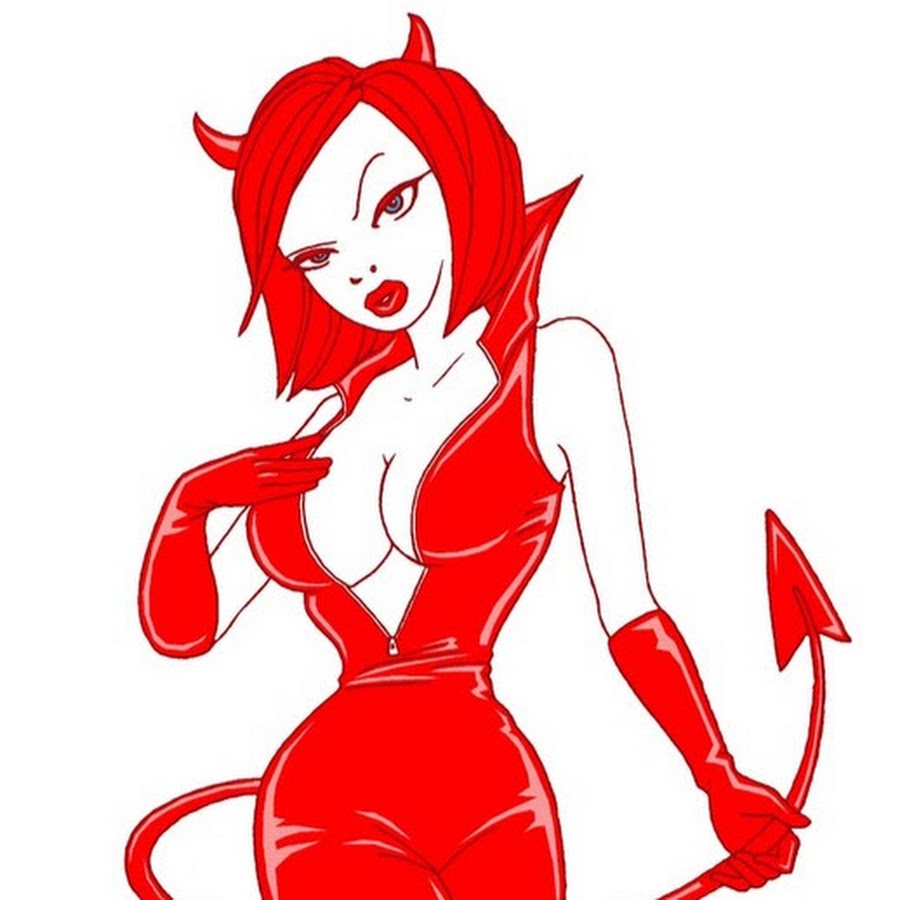 Картинка чертик девочка