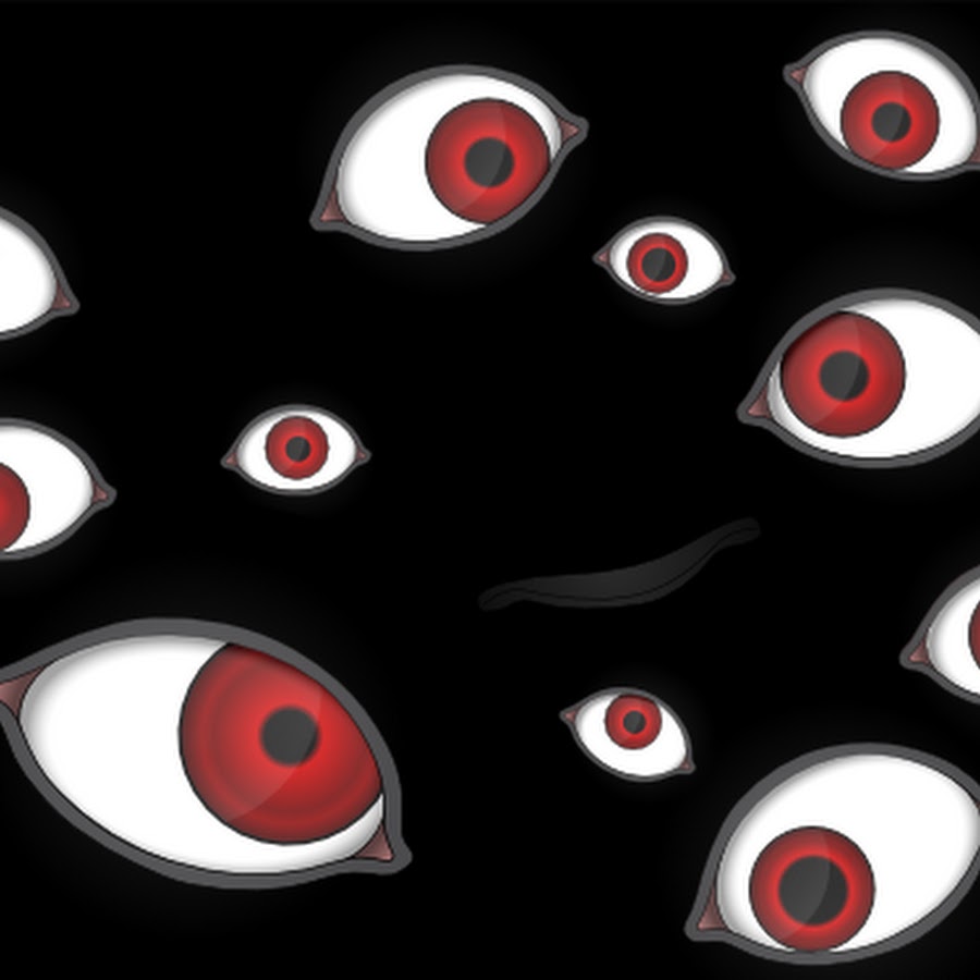 Рисунок много глаз жутко